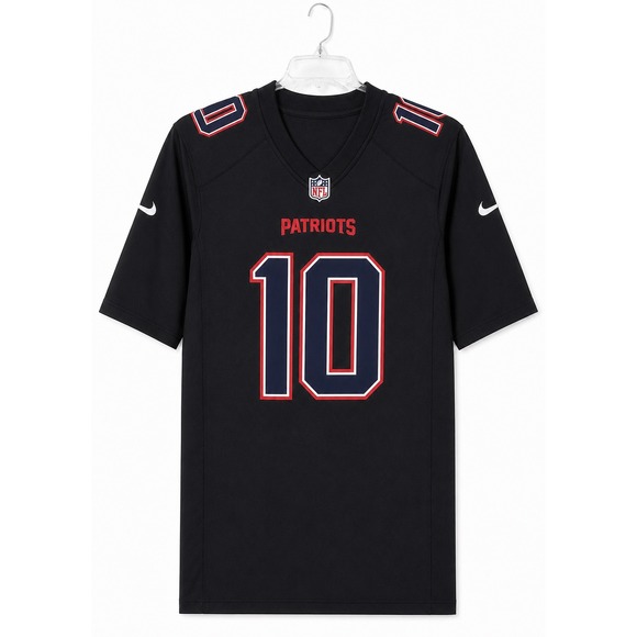 Nike Other - Nike New England Patriots Drake Maye #10 Game Jersey Black Men's XL NFL Football